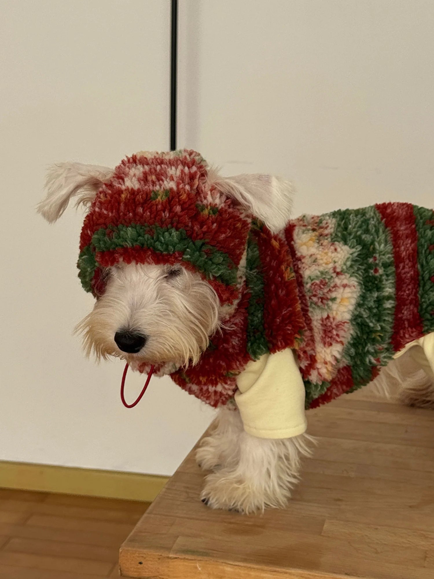 Christmas Sherpa Fleece Vest for Dachshunds