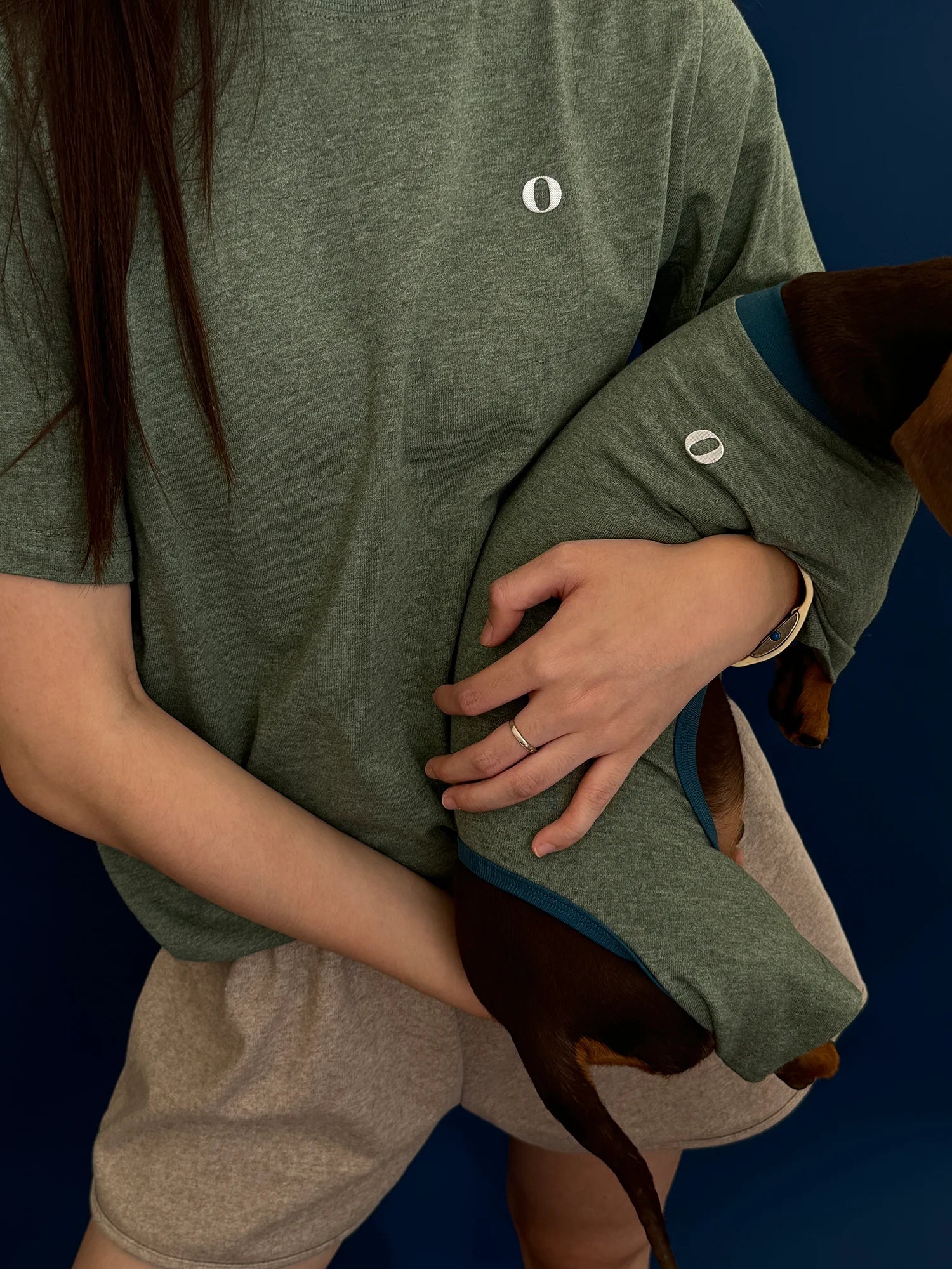 Cotton Basic Solid Color Onesies for Dachshunds