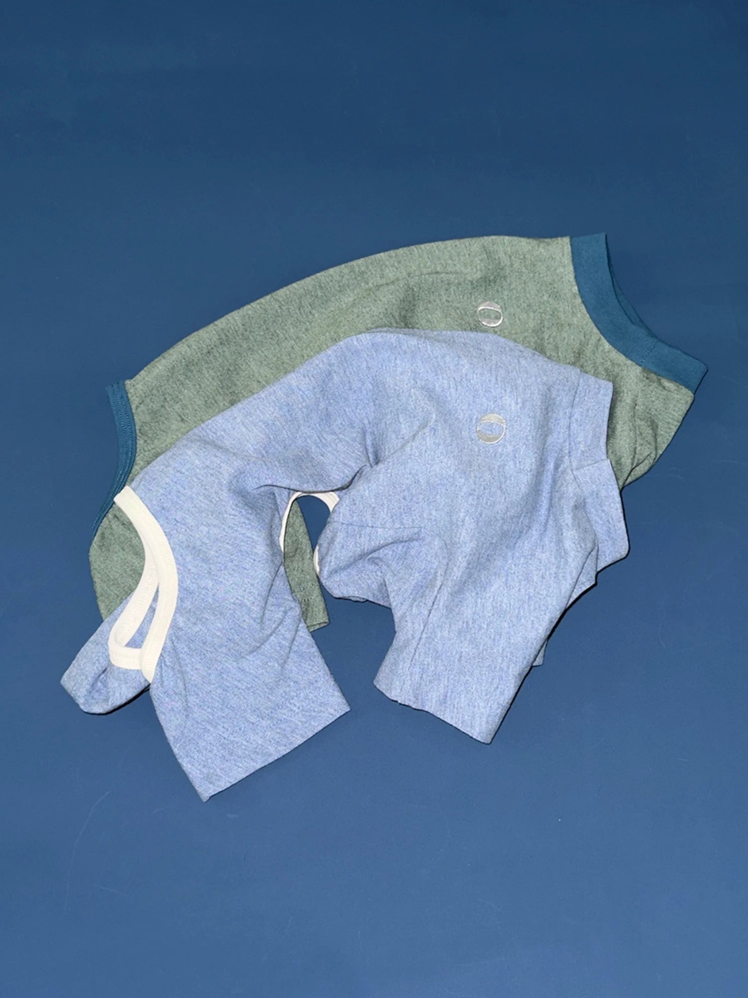 Cotton Basic Solid Color Onesies for Dachshunds
