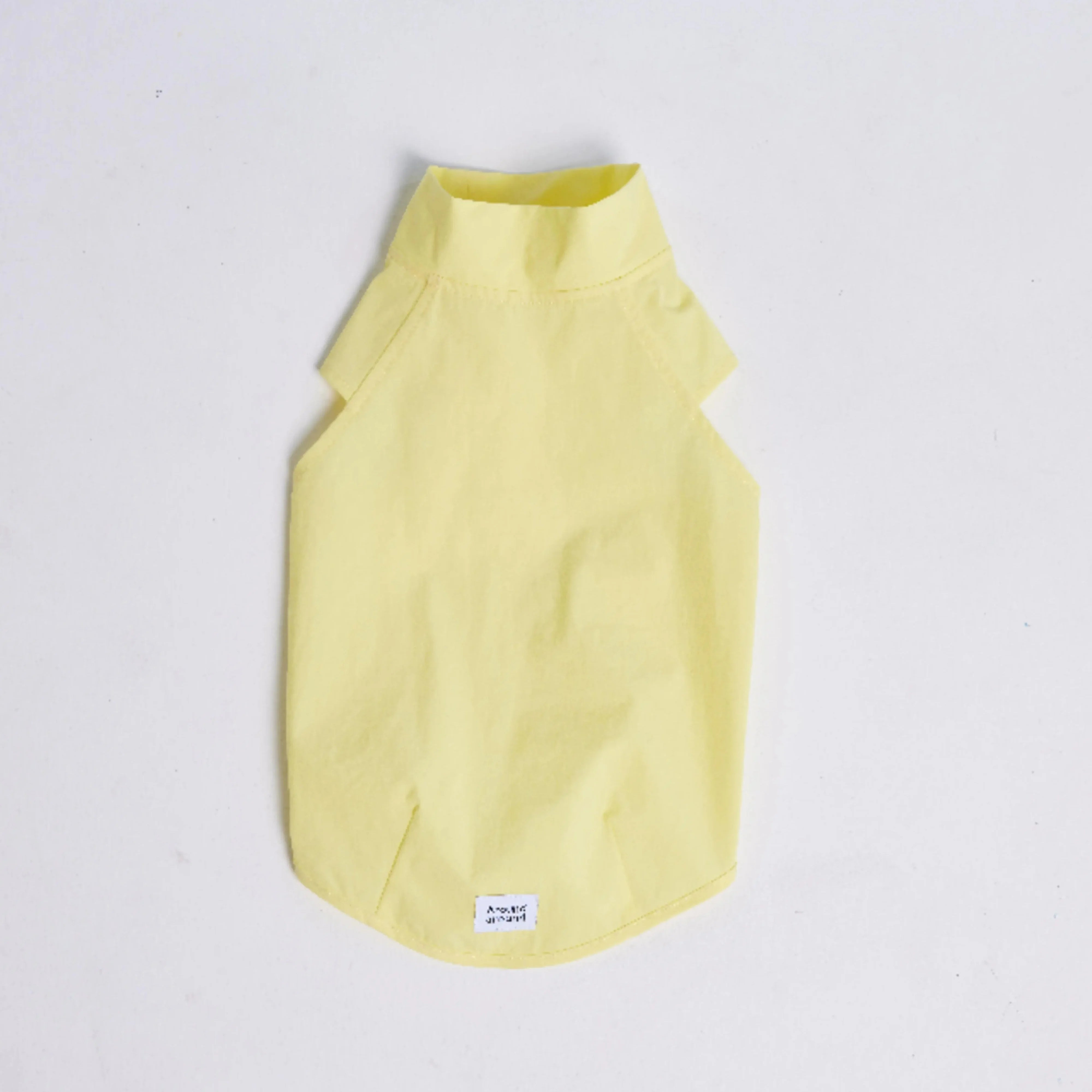 Wienerd Dachshund Summer Lightweight Breathable Sun-Proof Set - Yellow tank top