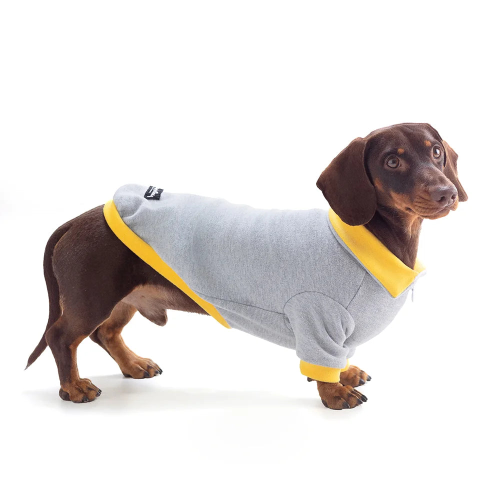 High-Stretch Polo Sweatshirt for Dachshunds