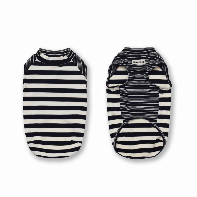 Lyocell Striped Tank Top for Dachshunds