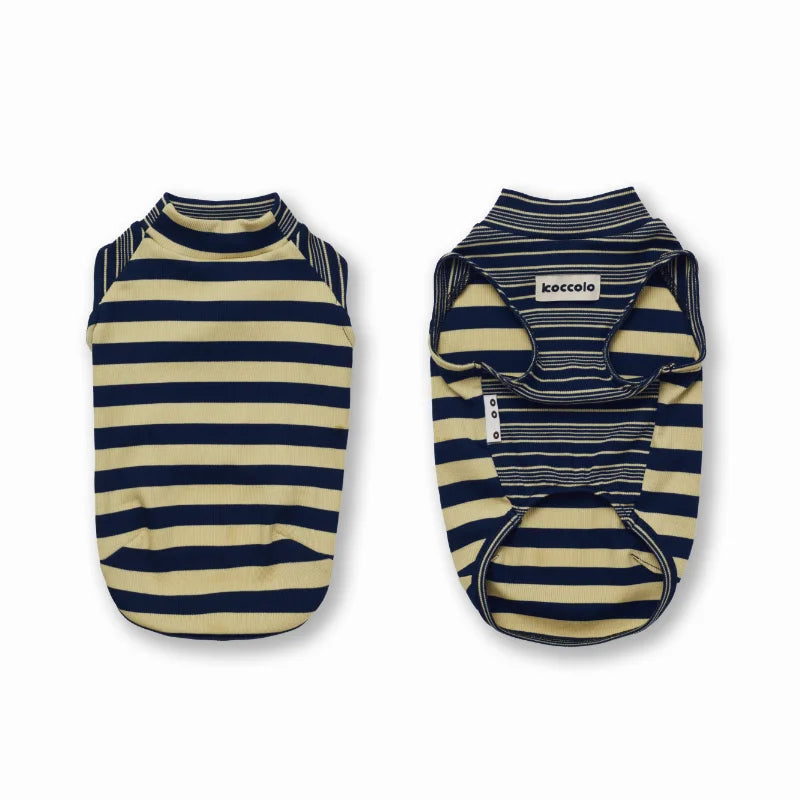 Lyocell Striped Tank Top for Dachshunds