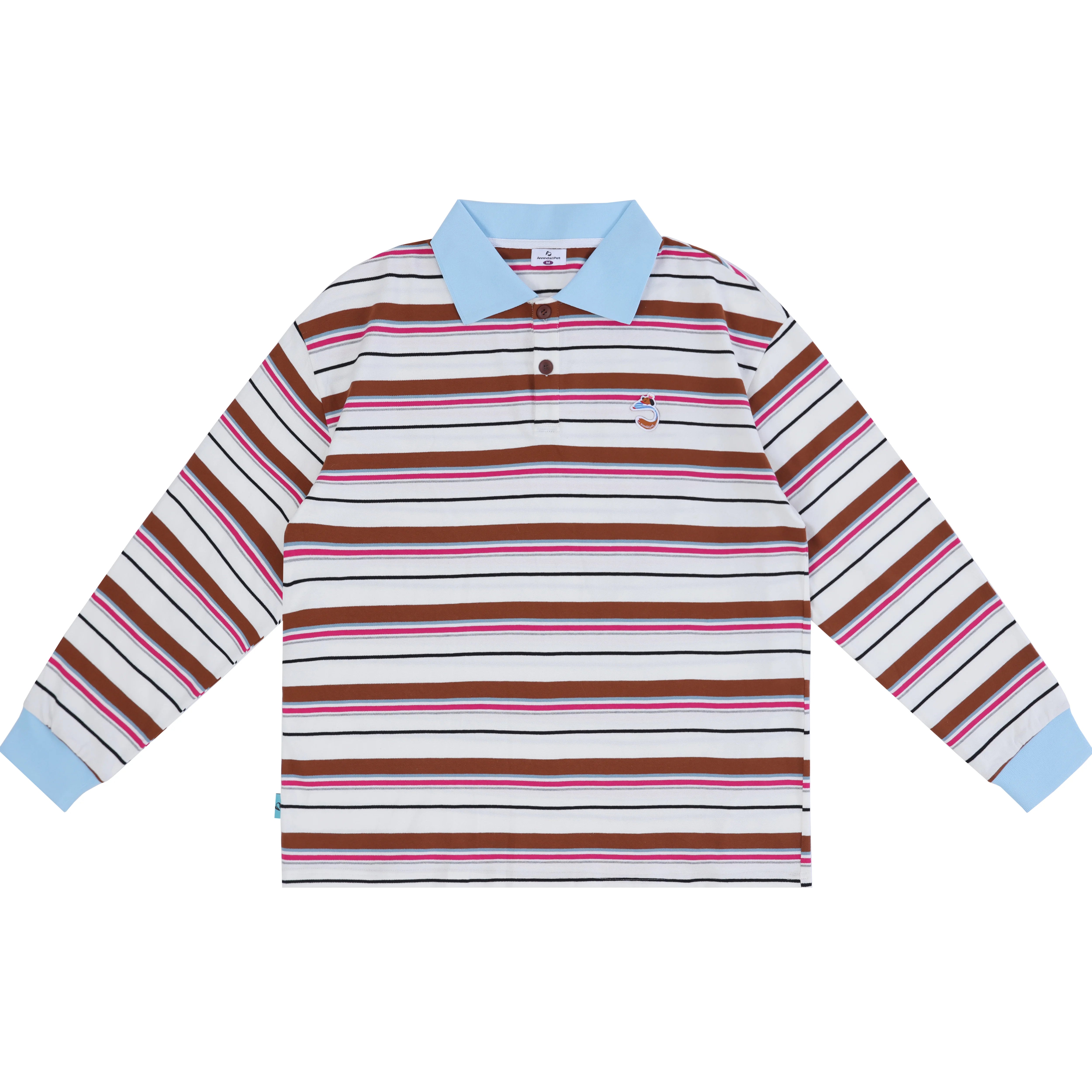 Matching Striped Polo Shirt for Wiener & Parents