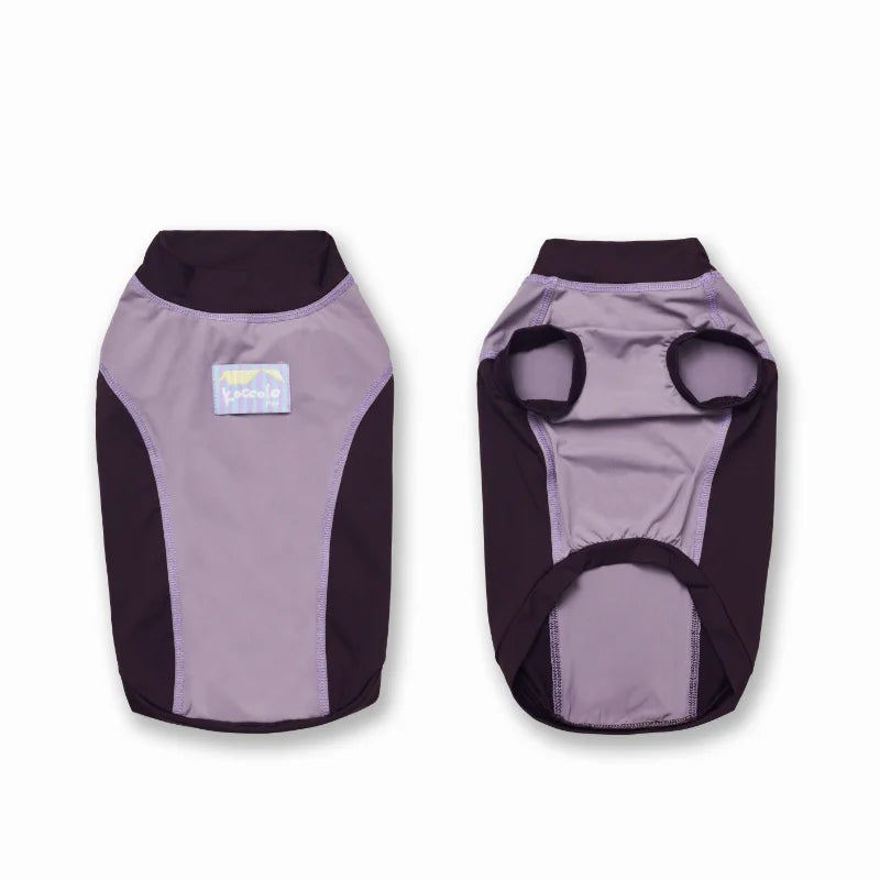 Purple Quick-drying Tank Tops for Dachshund - Dark purple